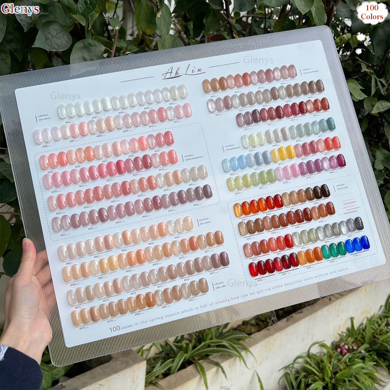 Resin Art Learning - Glenys 100 Warna Cat Kuku Gel