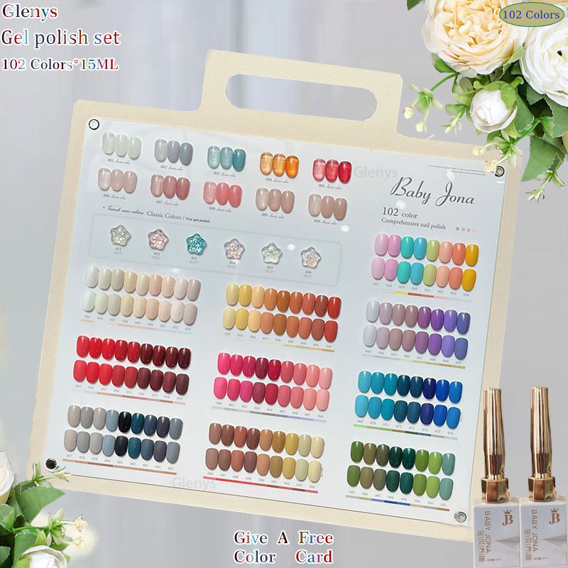 Resin Art Learning - Set Pernis Kuku Glenys 102 Warna,
