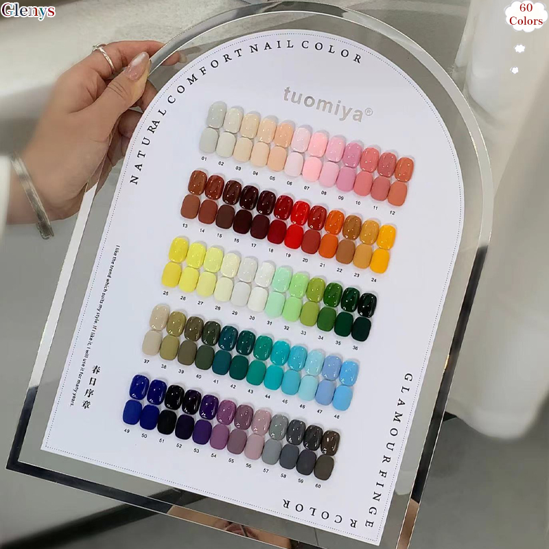 Glenys 60 warna cat kuku gel p - Resin Art Learning ulasan dan harga