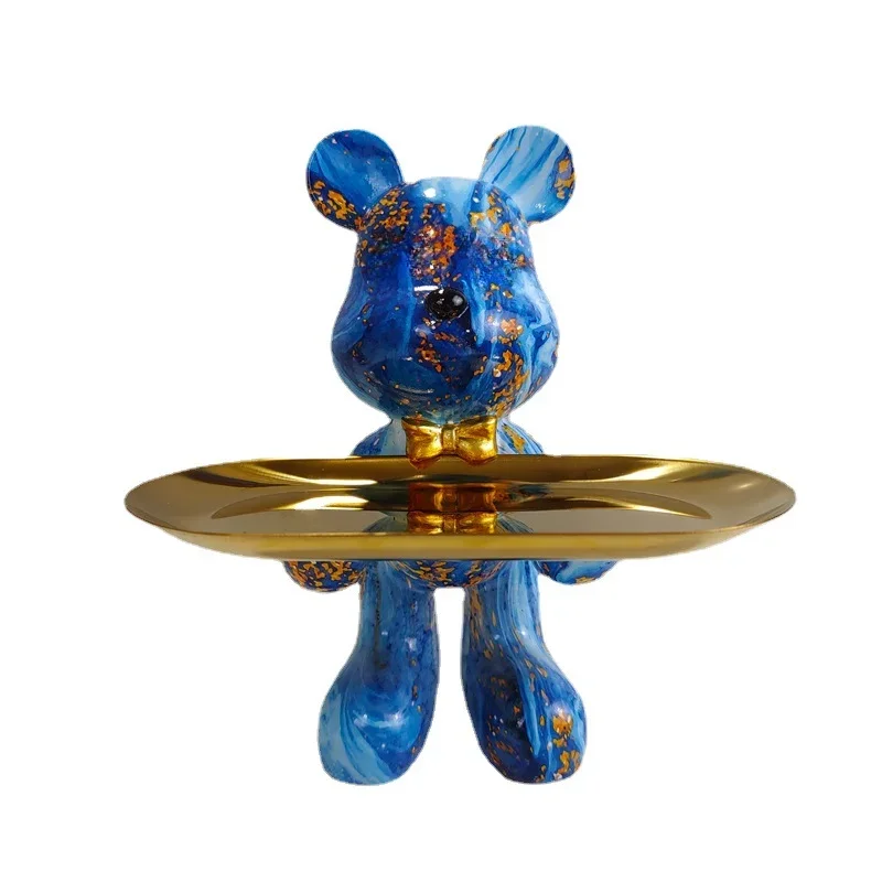 Patung kecil ornamen Beruang g - Resin Art Table ulasan dan harga