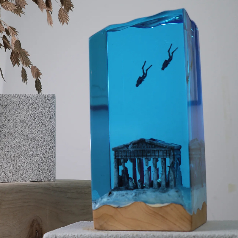 Dekorasi Rumah Seni Lautan Bar - Resin Art And Wood ulasan dan harga