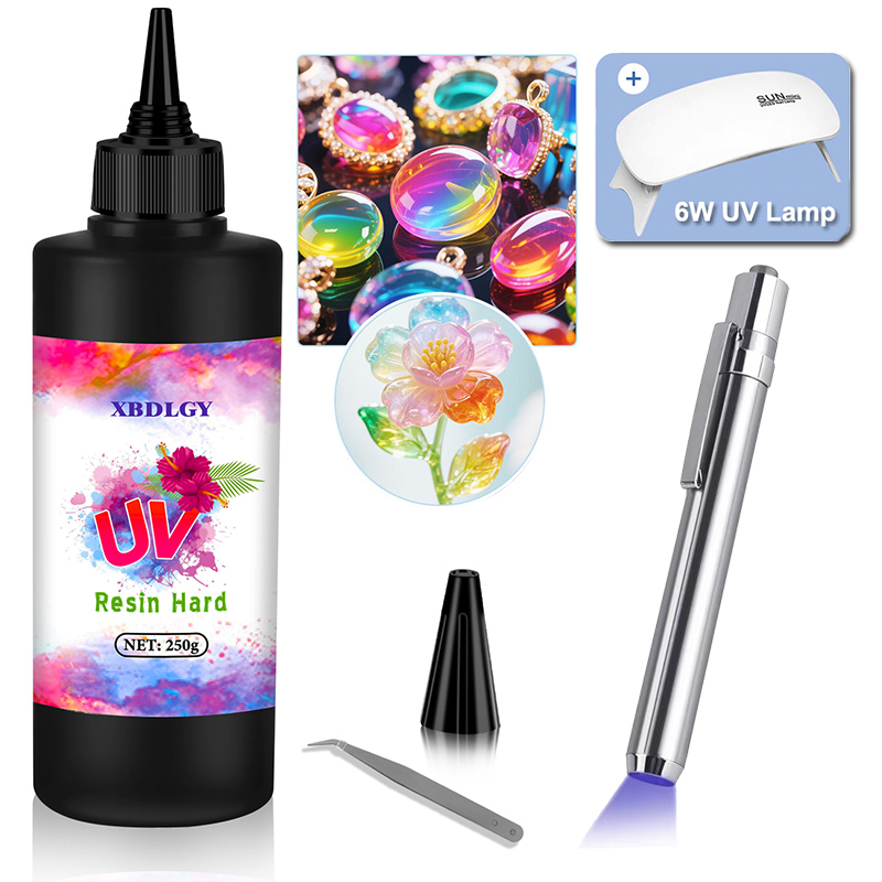 200g/250g/500g Resin UV Lem Ke - Resin Art Lamp ulasan dan harga