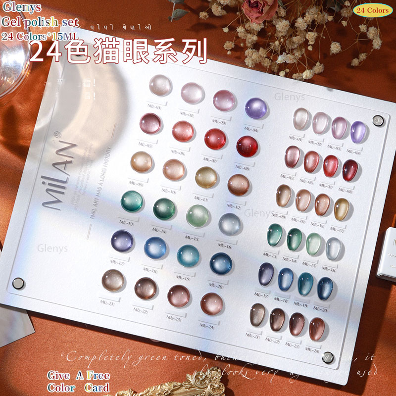 Glemys 24 warna cat kuku gel m - Resin Art Learning ulasan dan harga