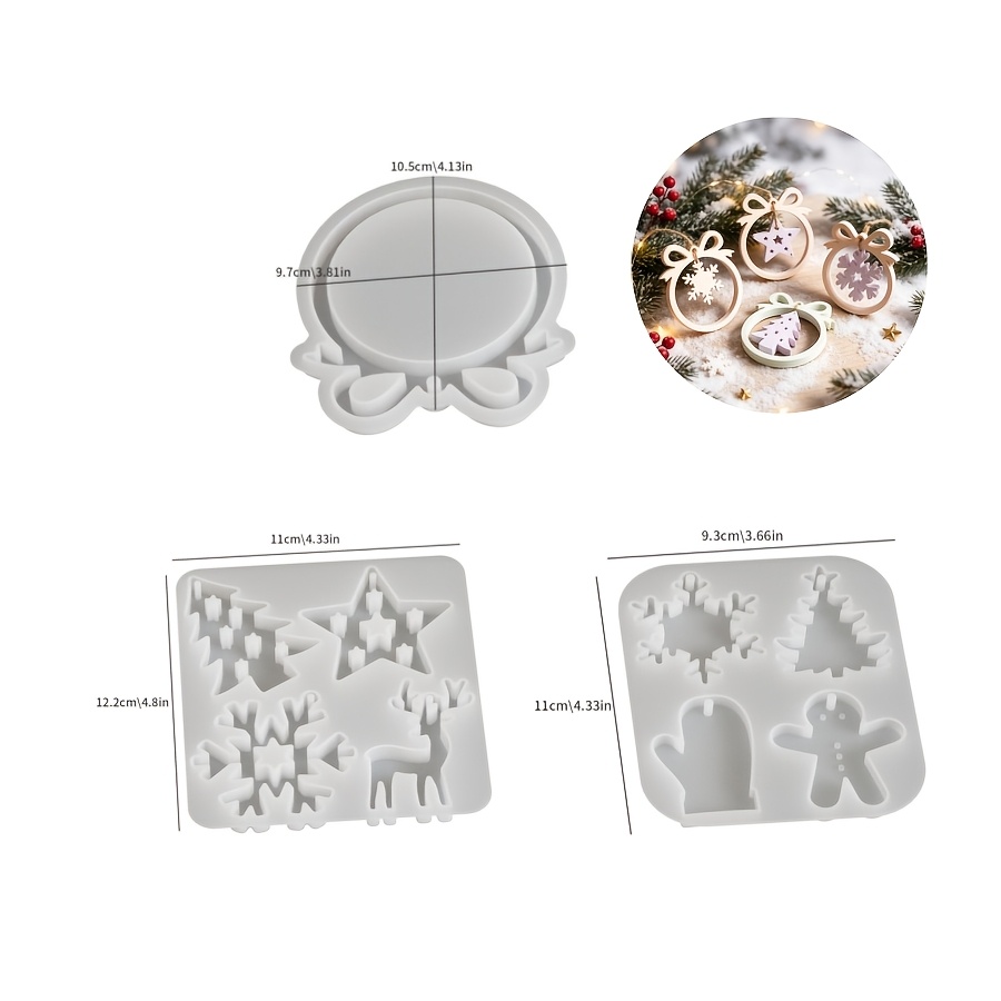 1/3 buah cetakan silikon resin - Resin Art Table ulasan dan harga