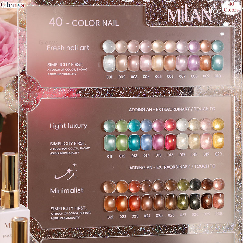 Glenys 40 warna cat kuku mata  - Resin Art Learning ulasan dan harga