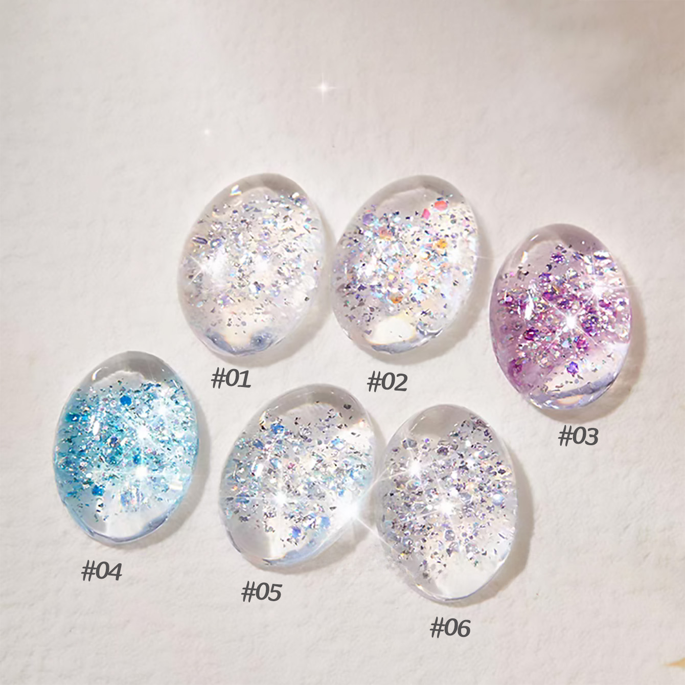 ZH1PCS 2026 Gel Kuku Berkilau  - Resin Art Online ulasan dan harga