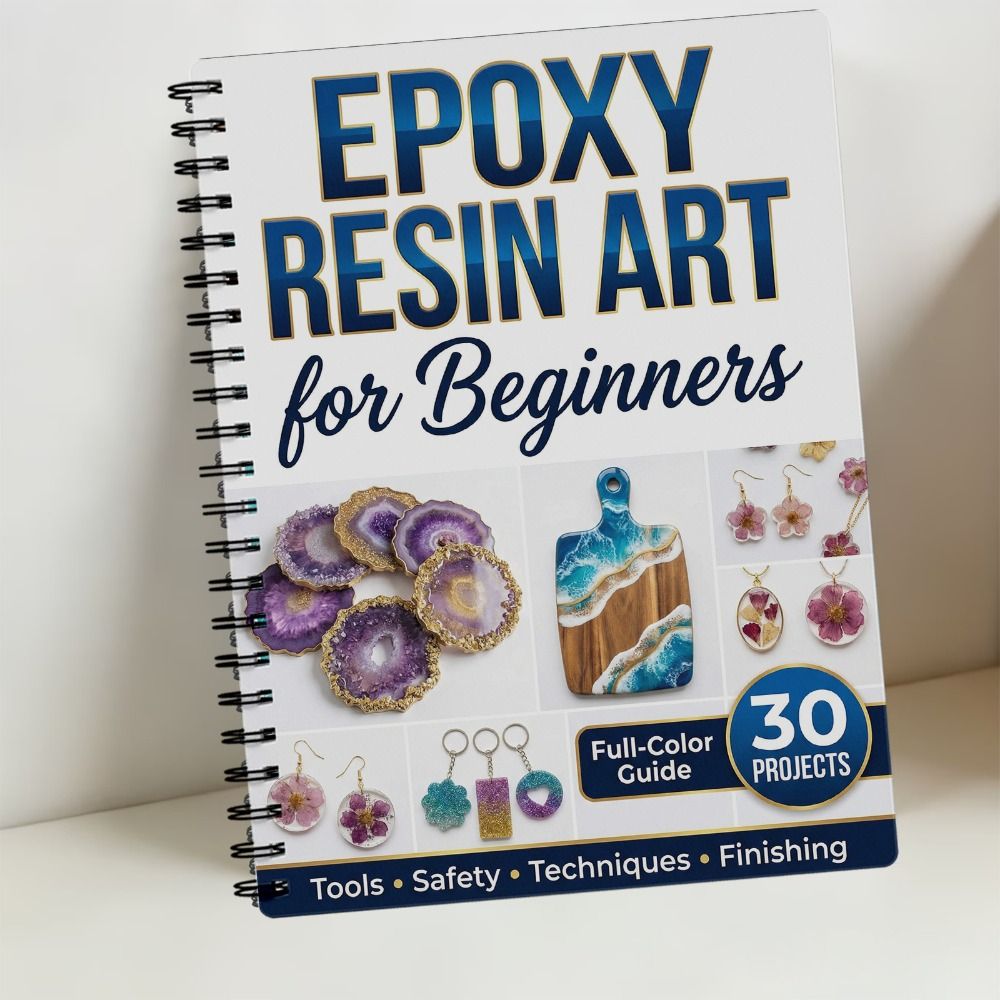 Buku Panduan Seni Resin Epoxy  - Resin Art Guide Free ulasan dan harga