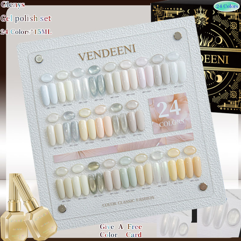 Glenys 24 warna cat kuku gel m - Resin Art Learning ulasan dan harga