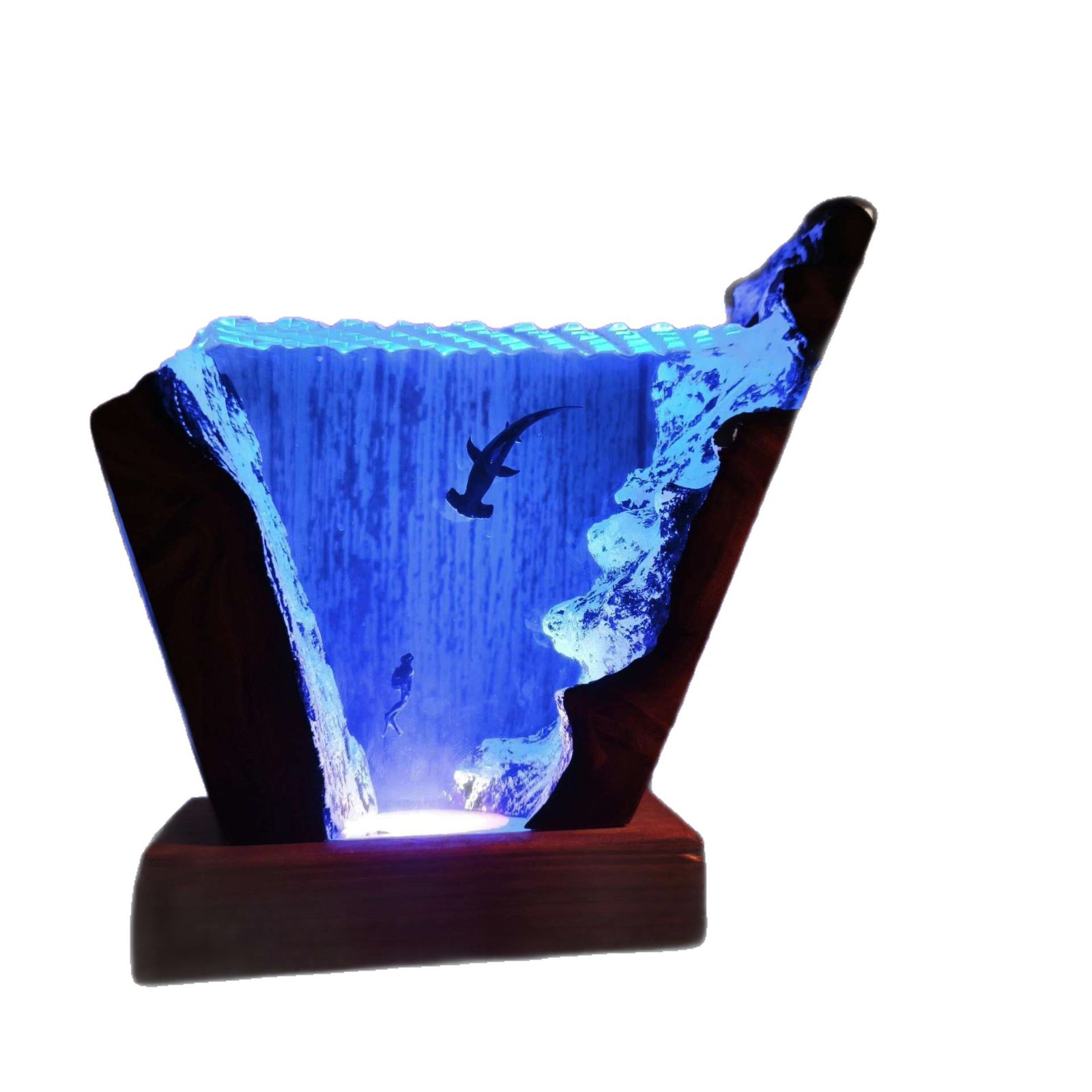 Ornamen Hiasan Rumah Hiu Palu  - Resin Art And Wood ulasan dan harga