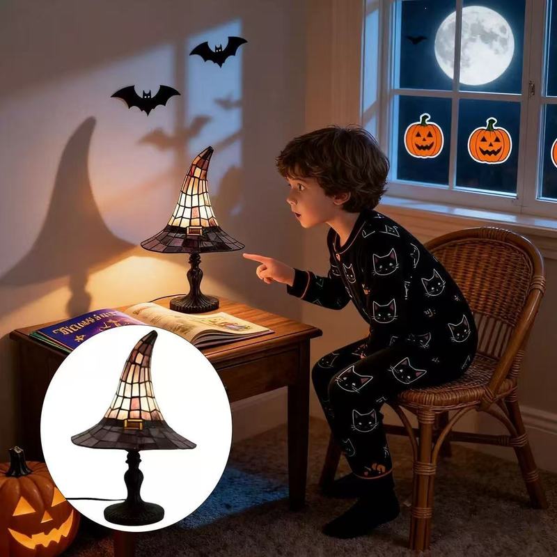 Lampu Meja Topi Penyihir Berwa - Resin Art Lamp ulasan dan harga
