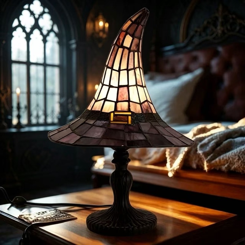 Lampu Meja Topi Penyihir Berwa - Resin Art Lamp ulasan dan harga