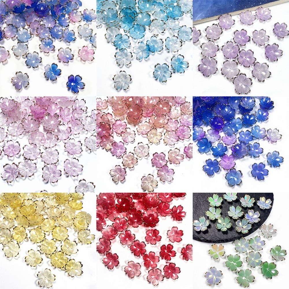 50pcs/lot 19mm Manik-manik Bun - Resin Art Acrylic ulasan dan harga