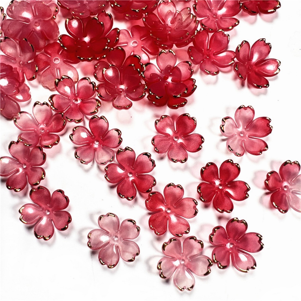 50pcs/lot 19mm Manik-manik Bun - Resin Art Acrylic ulasan dan harga