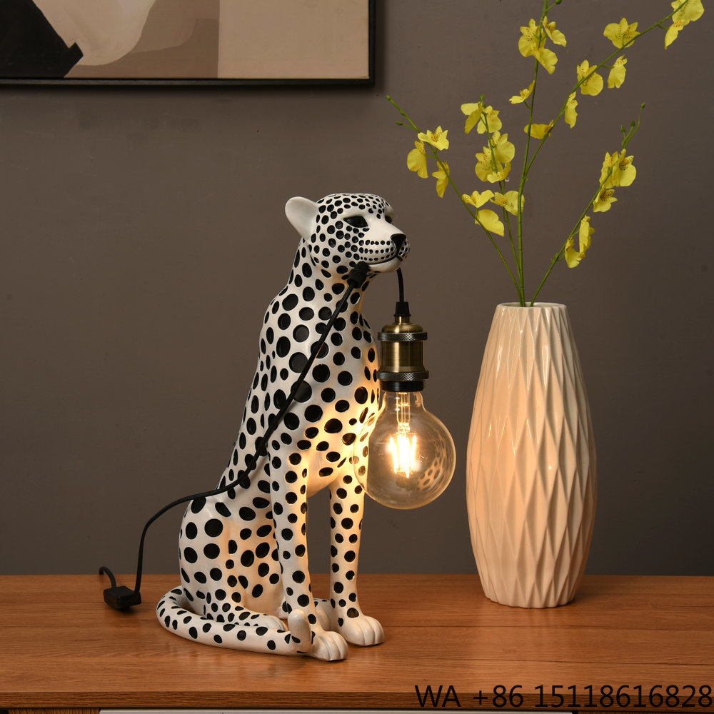 Patung Resin Hewan Leopard Sen - Resin Art Table ulasan dan harga