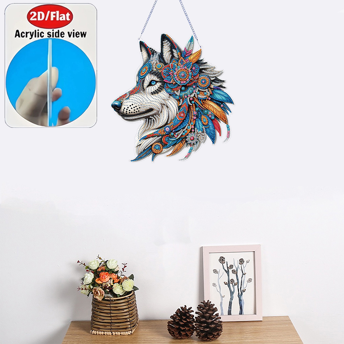 Set Hiasan Dinding Akrilik Ber - Resin Art Acrylic ulasan dan harga