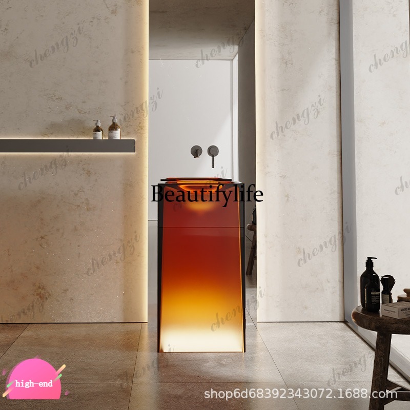 R134 Wastafel kolom resin tran - Resin Art In Floor ulasan dan harga