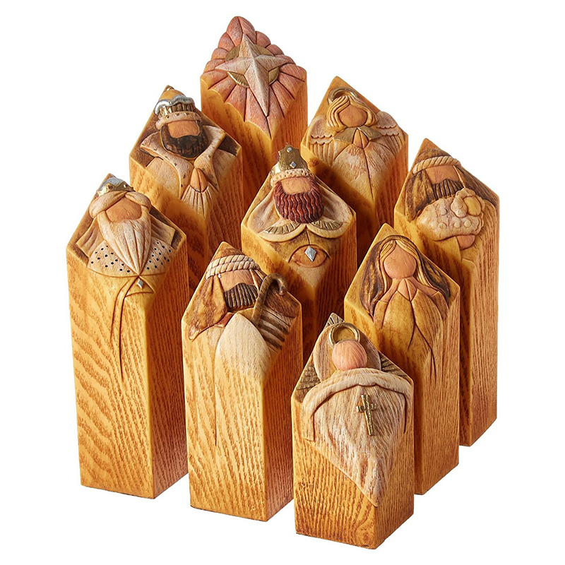 Patung Pilar Pohon Kelahiran S - Resin Art And Wood ulasan dan harga